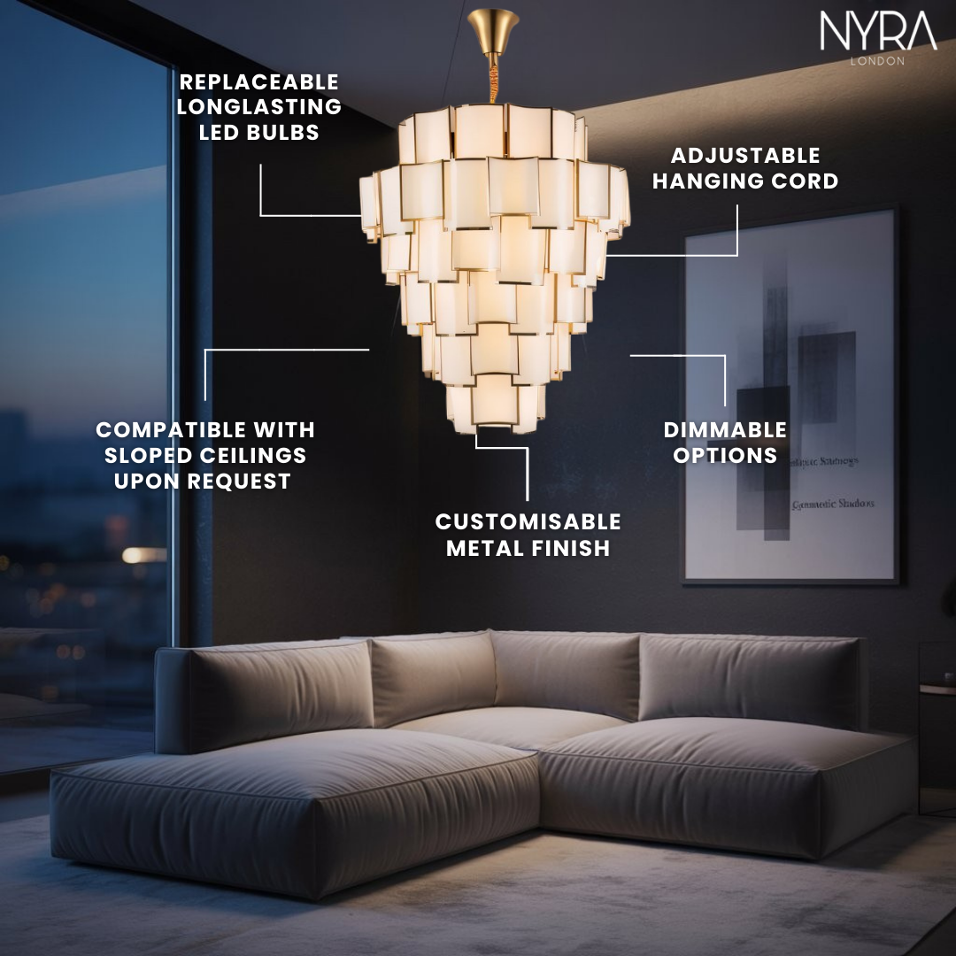 Nyra Glass Chandelier