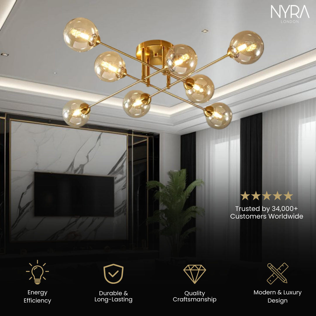 Piccadilly Glass Ball Chandelier