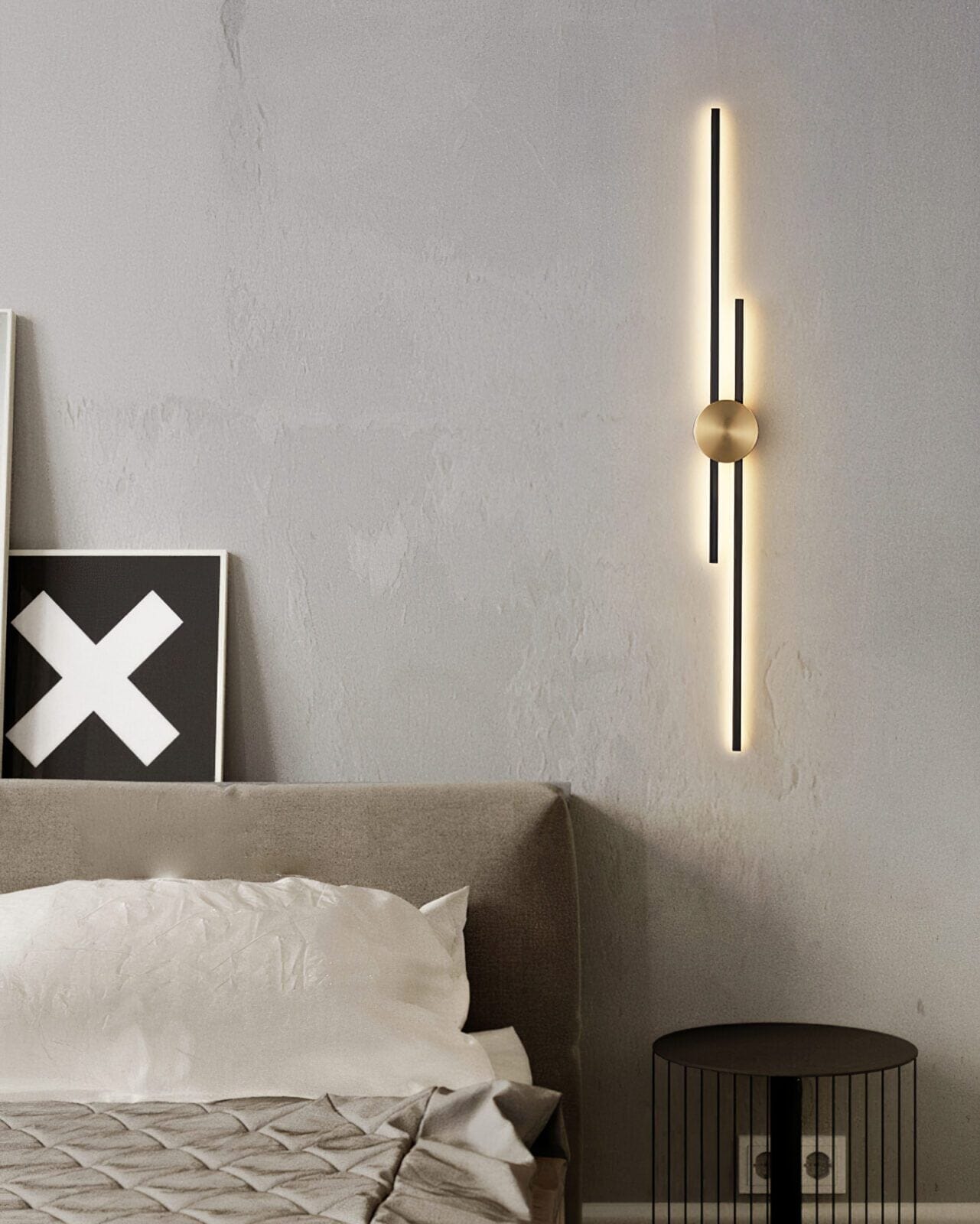 Bethnal Minimalist Copper Wall Light