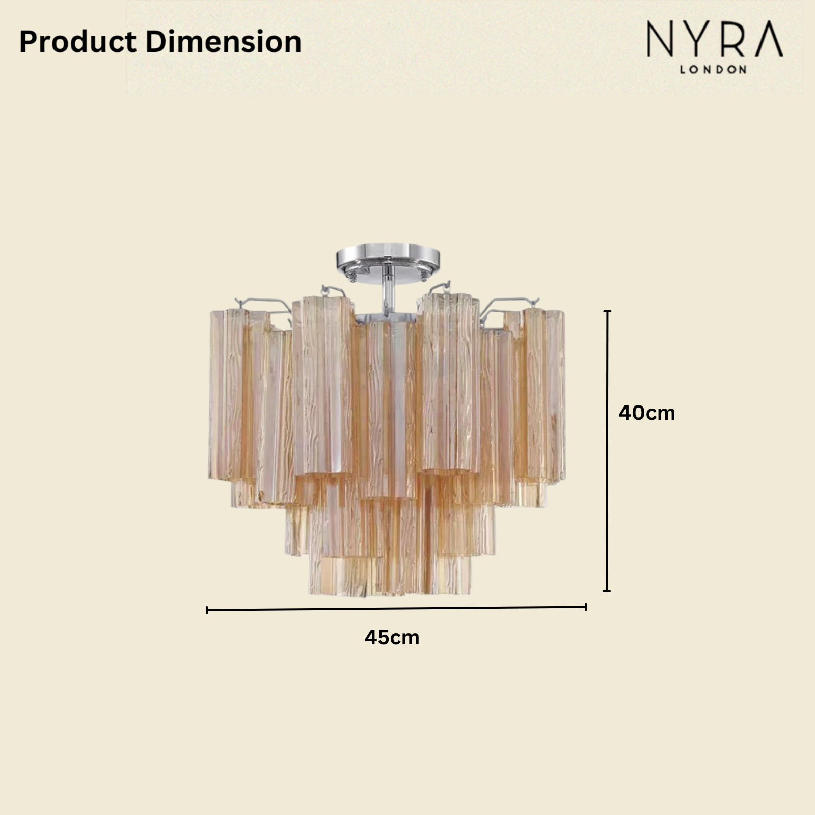 Bellis Murano Glass Pendant