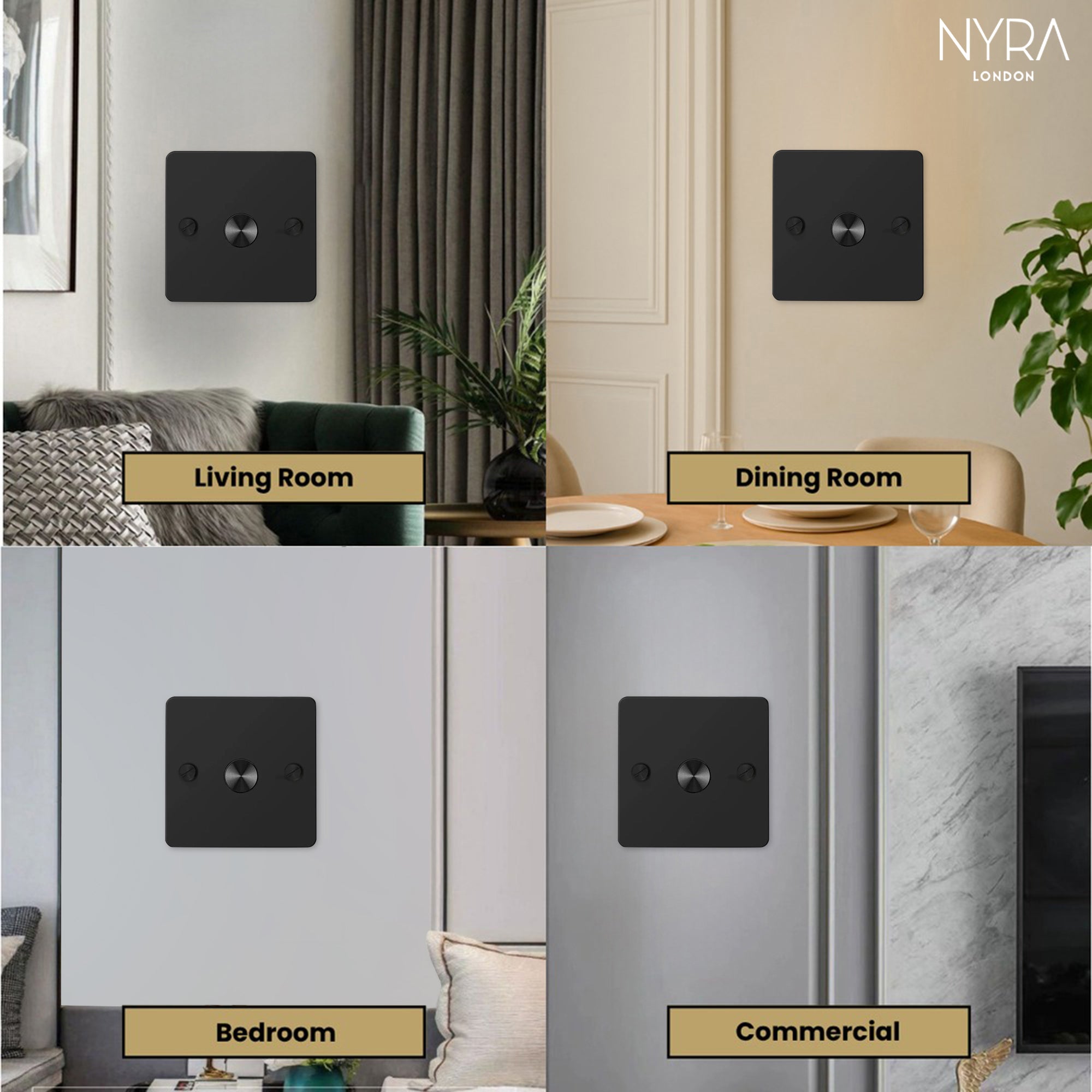 NYRA Customisable Dimmer Switches