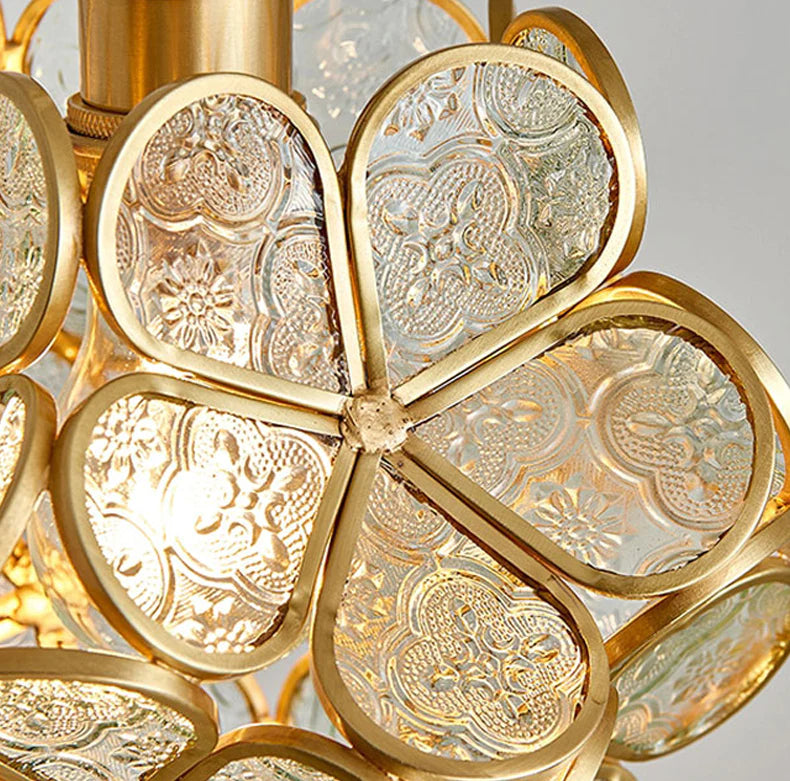 NYRA Flower Glass Pendant