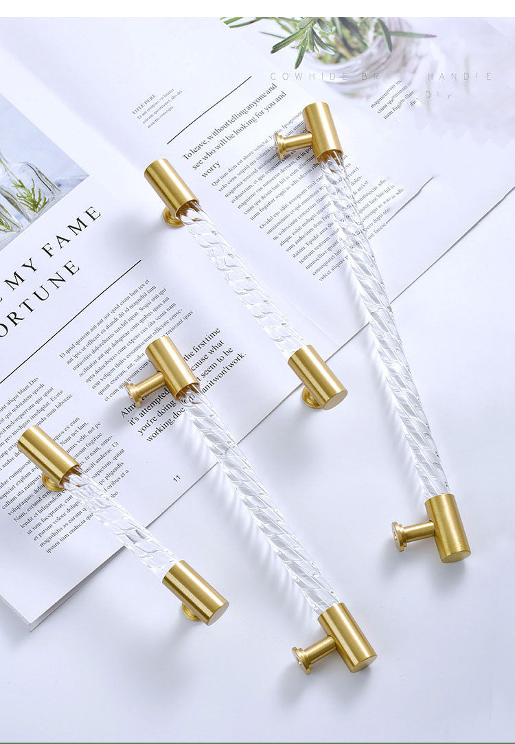 Lumiq Acrylic Crystal Cabinet Handle