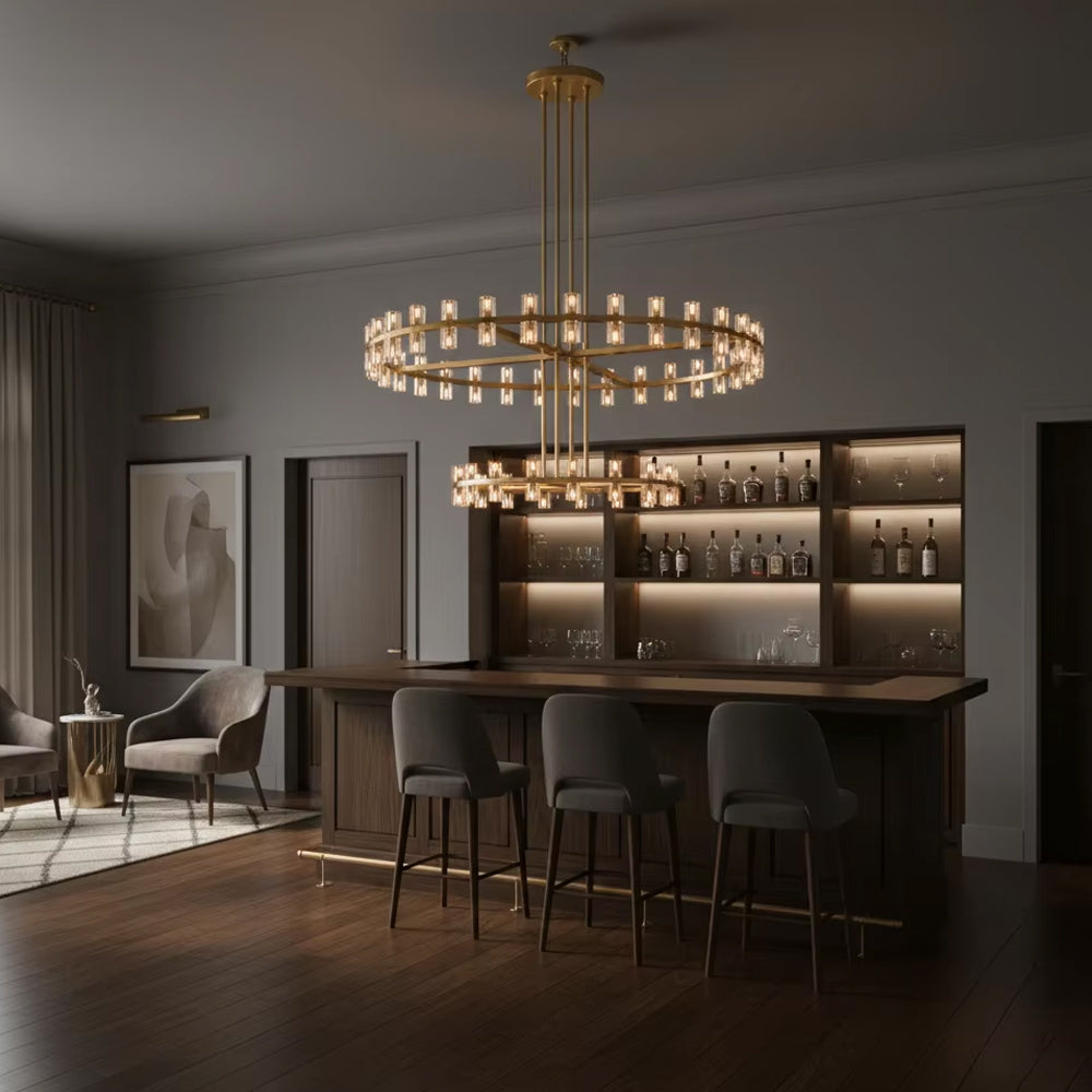 Bravion - Crystal Ring Chandelier