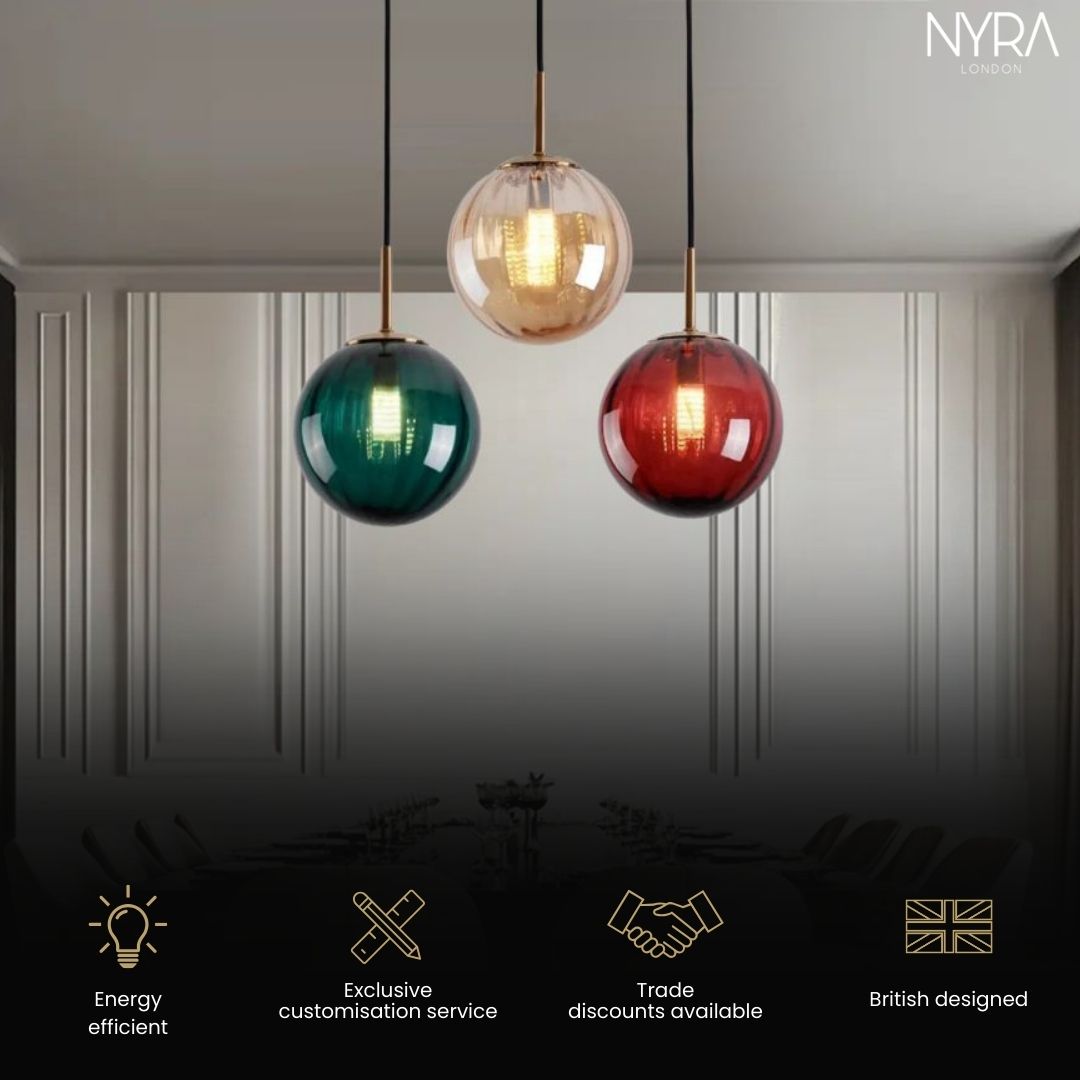 Tulise Glass Pendants