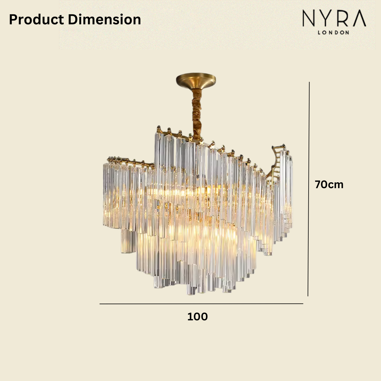 Livano Crystal Chandelier