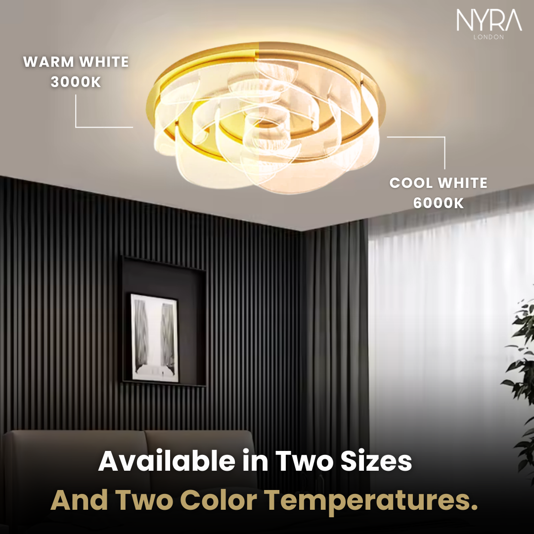 Minimalist Petal Ceiling Chandelier