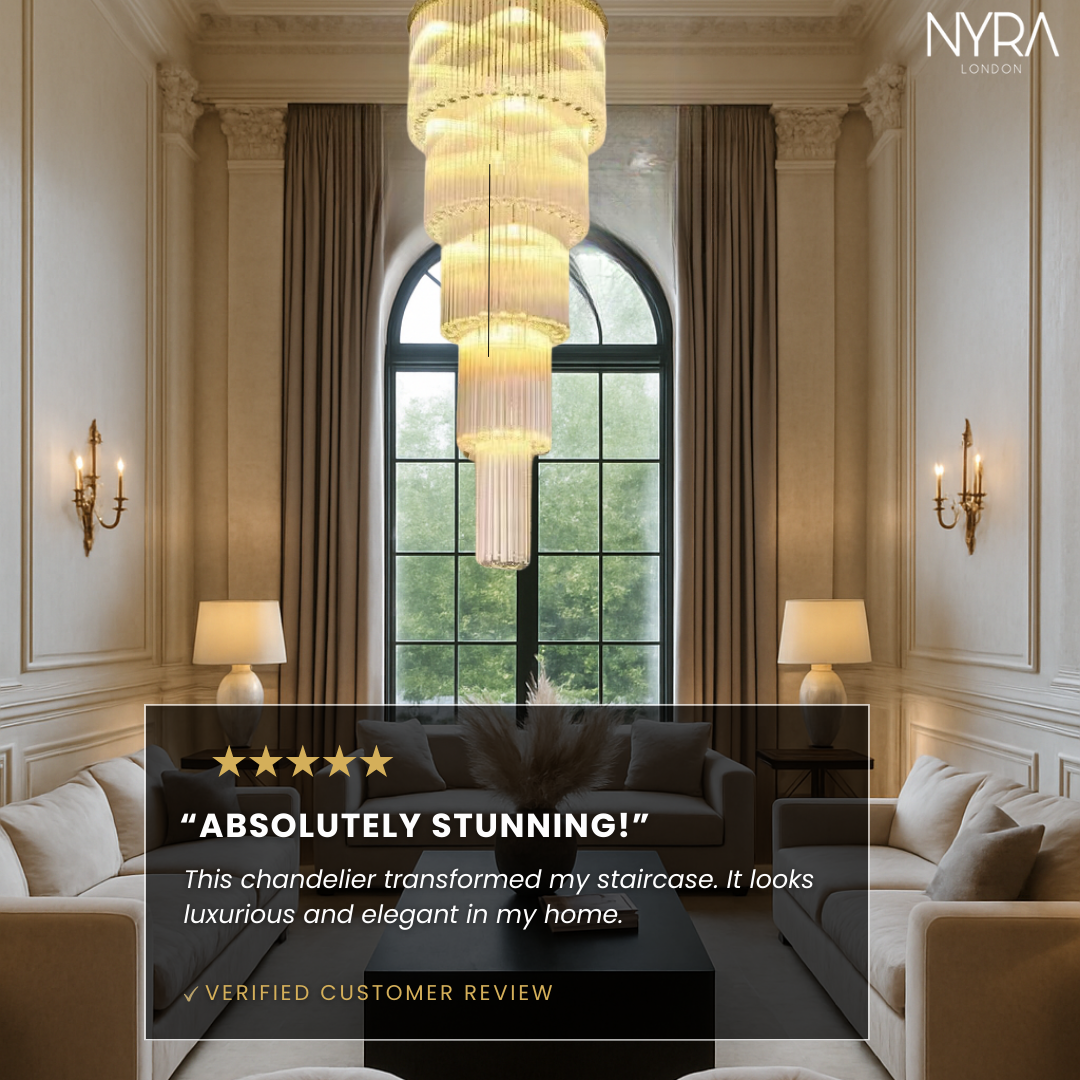 Xenara Large Crystal Chandelier