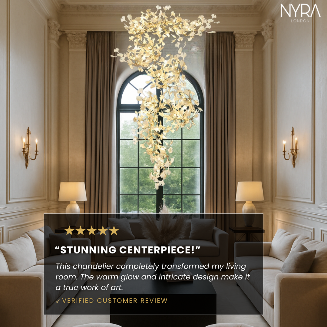 Ginkgo Leaf Chandelier