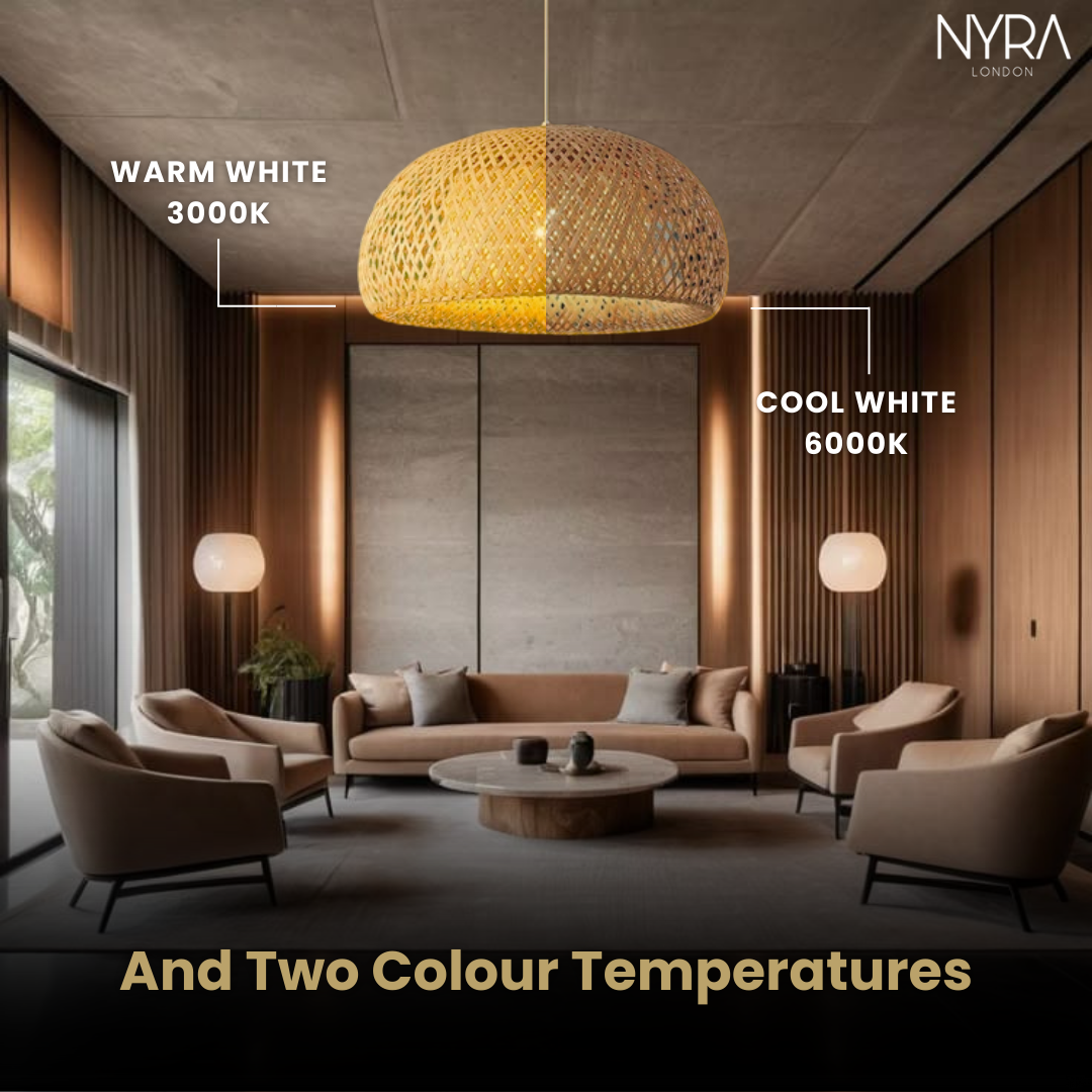 Bamboo basket Lampshade