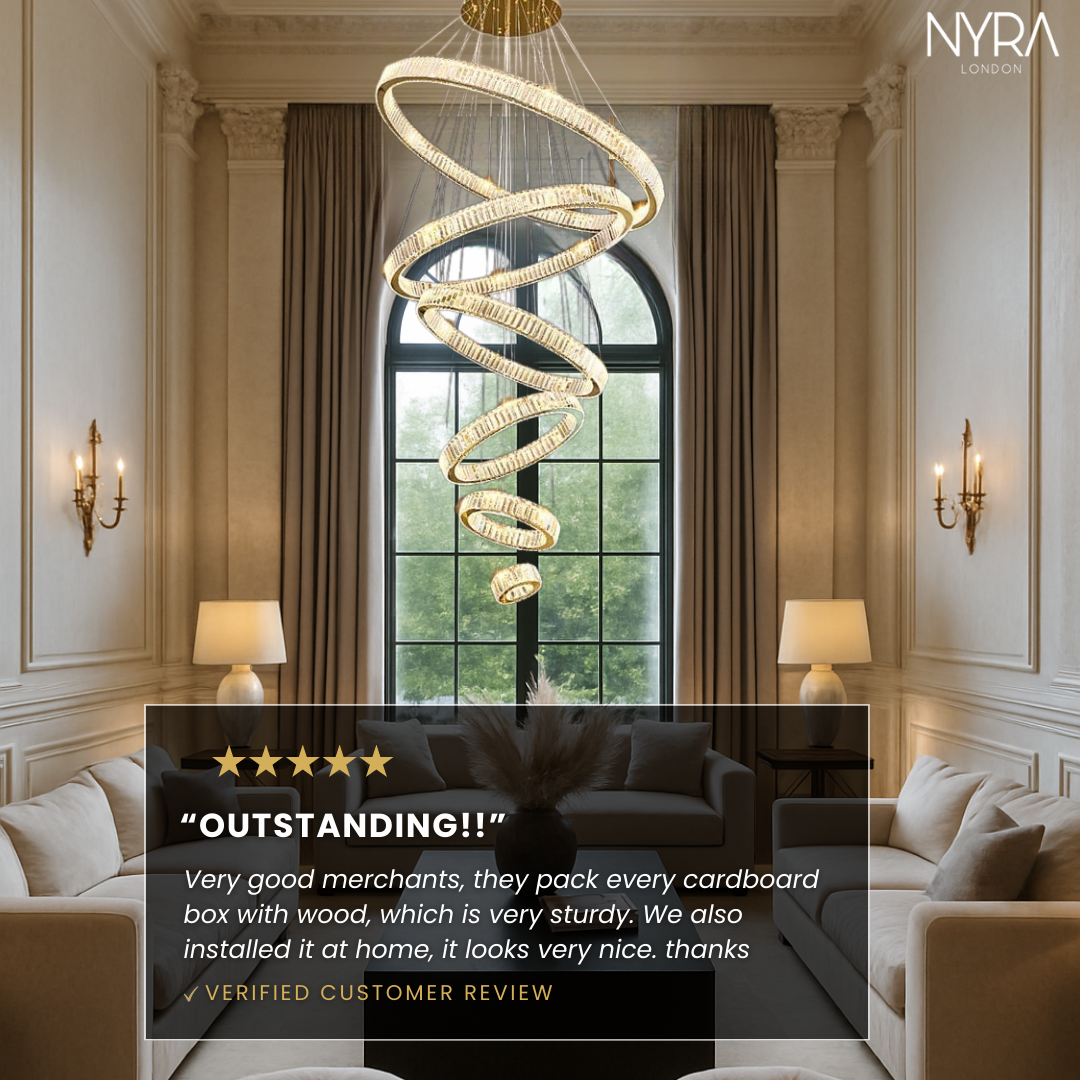 Royal Benedict Crystal Ring Chandelier