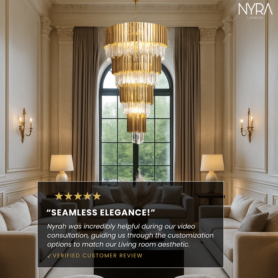 Golden Pisa Chandelier