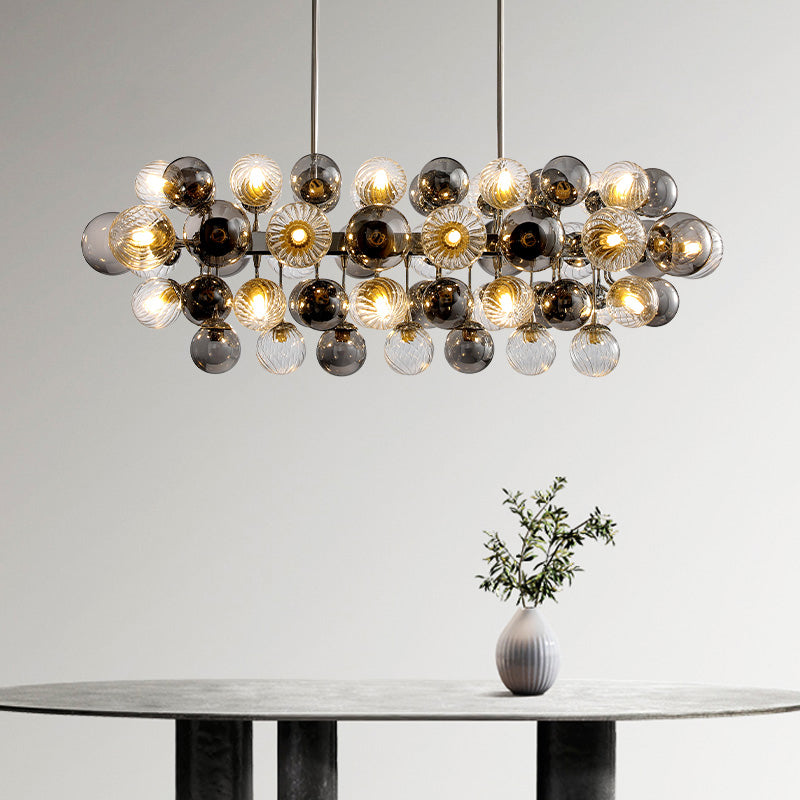 Astralis Glass Ball Chandelier