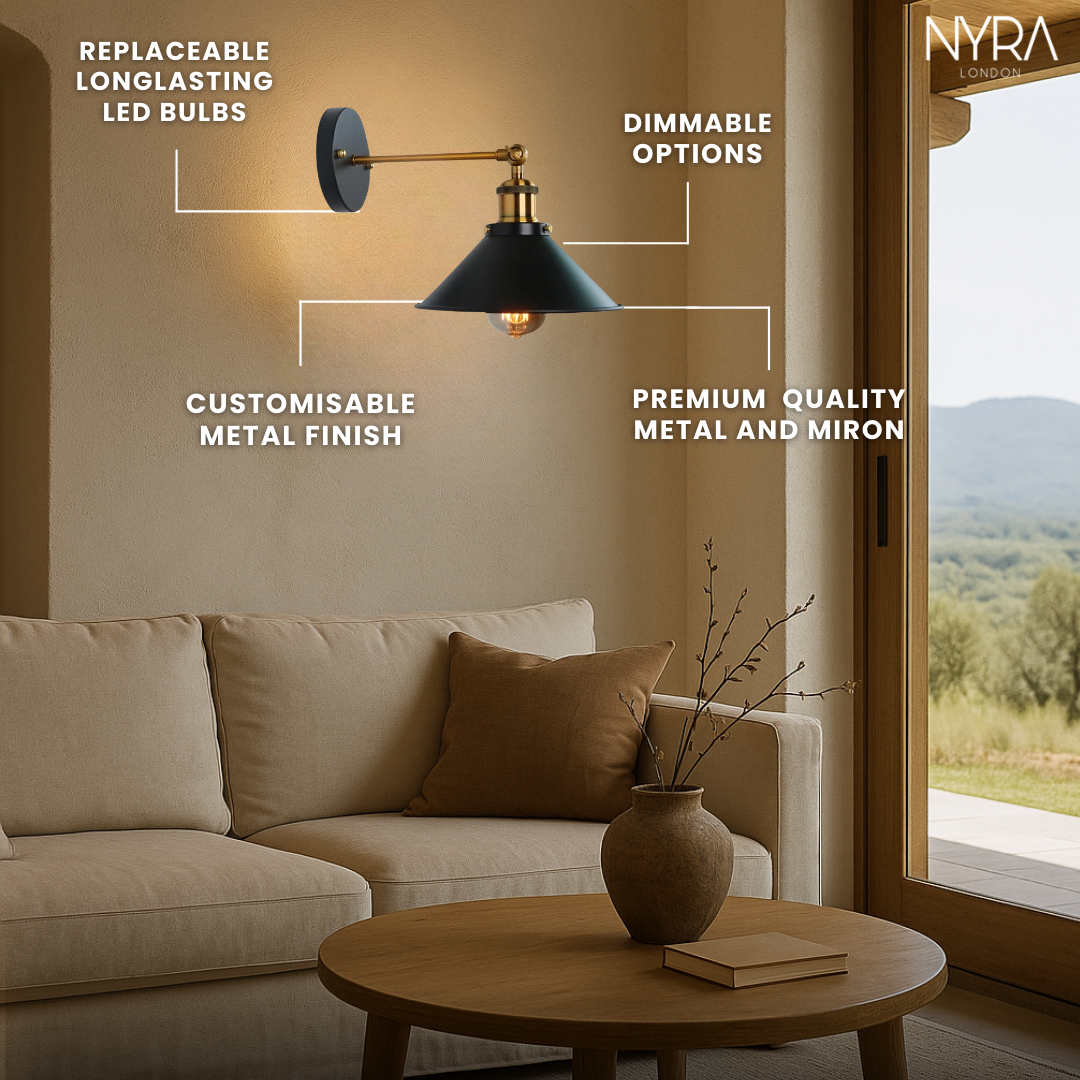 Hunter Industrial Wall Lamp