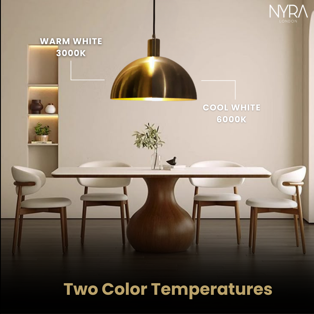 NYRA Brass Pendant Light