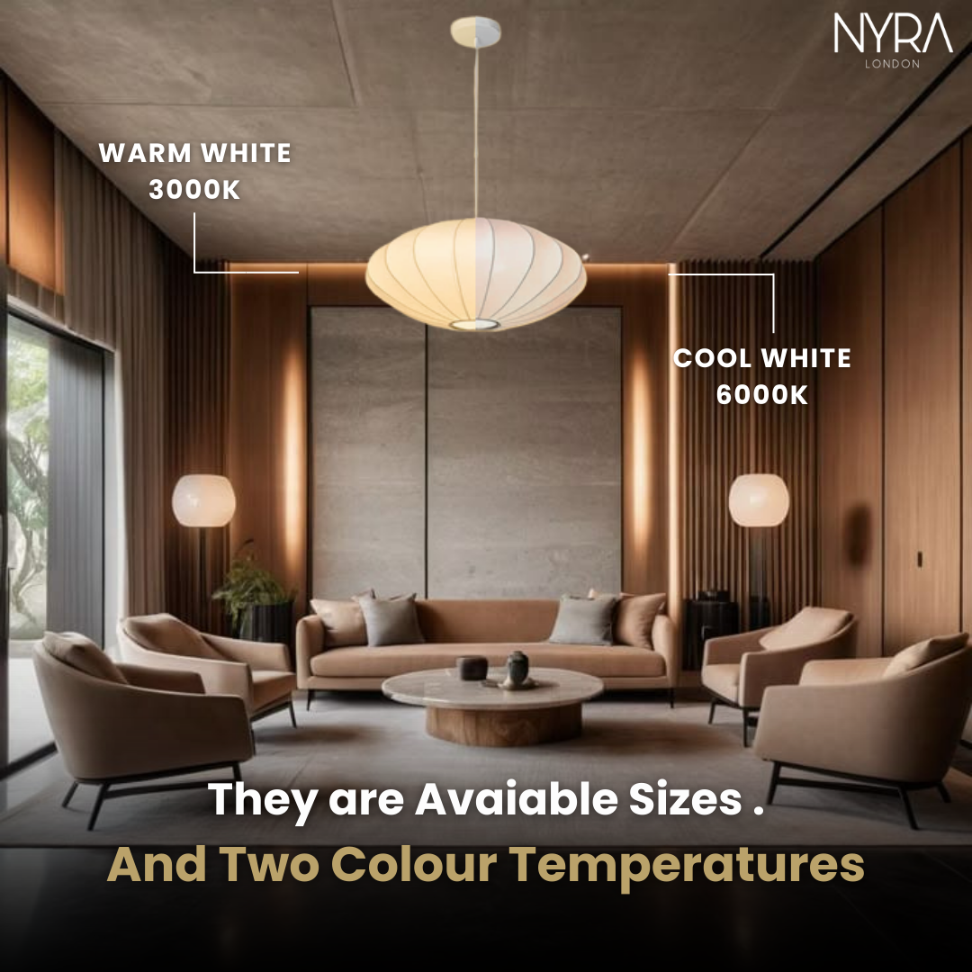 Silk Oval Pendant Lamps