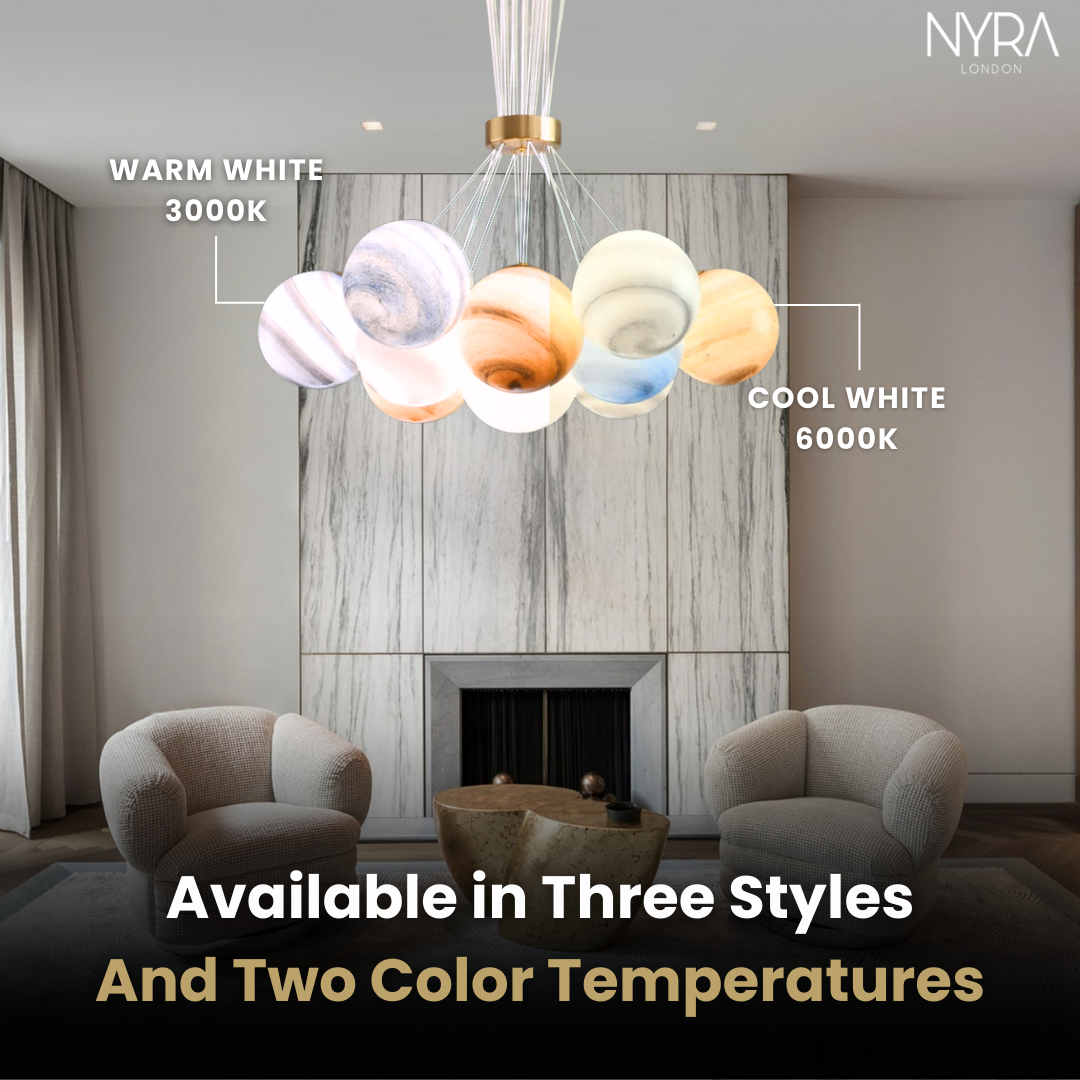 Bubble Planets Chandelier