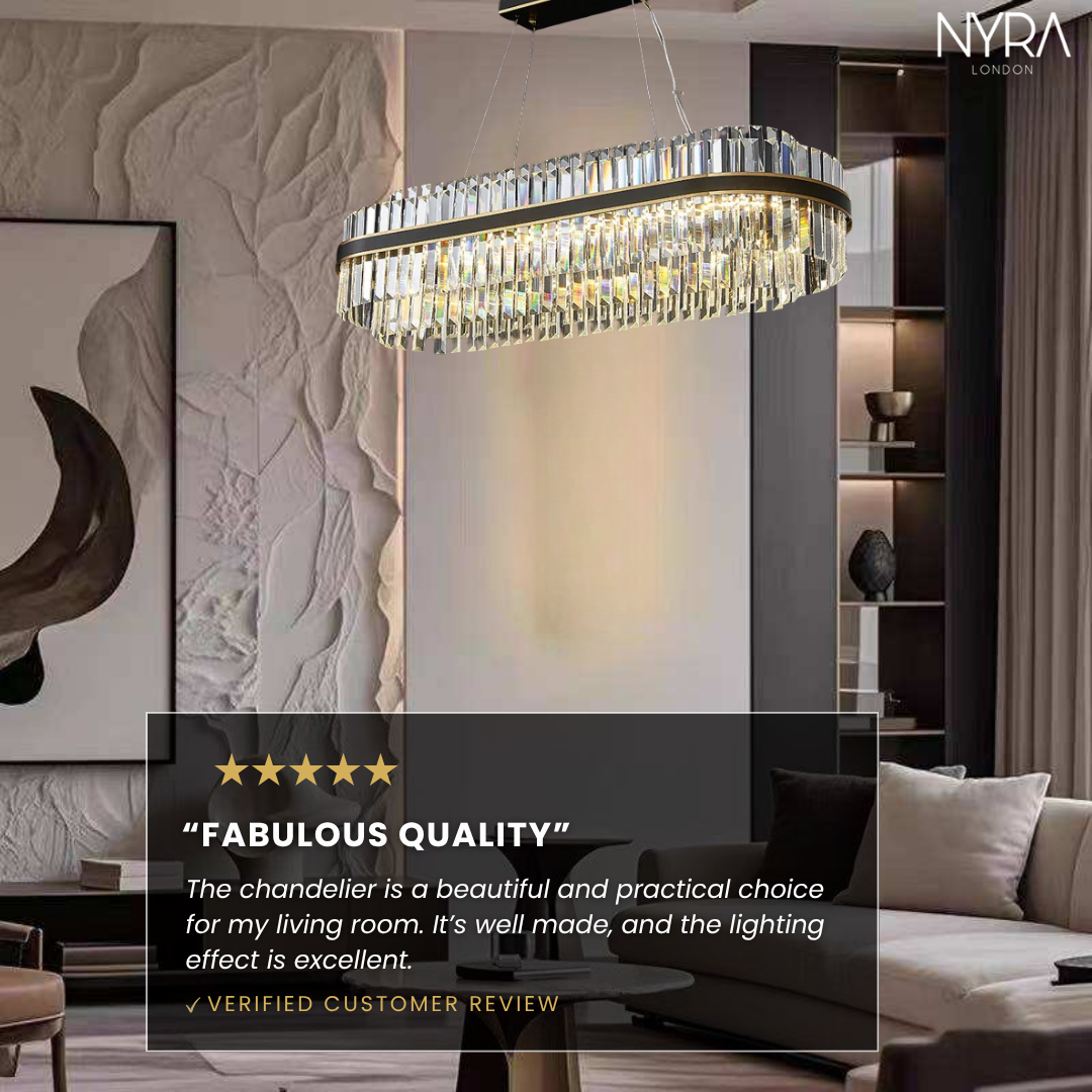 Oryx Rectangle Crystal Chandeliers