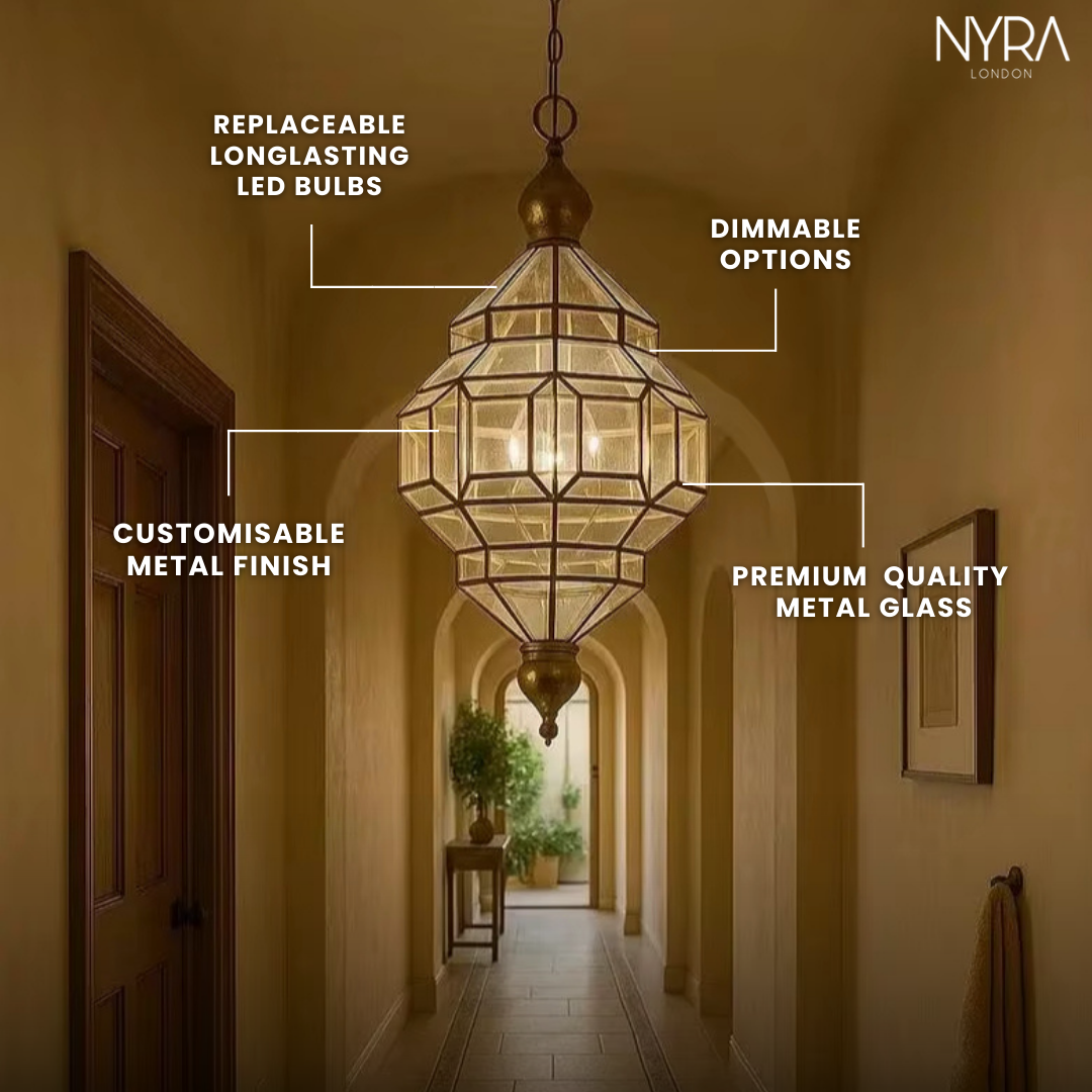 Dimlux Glass Pendant Light