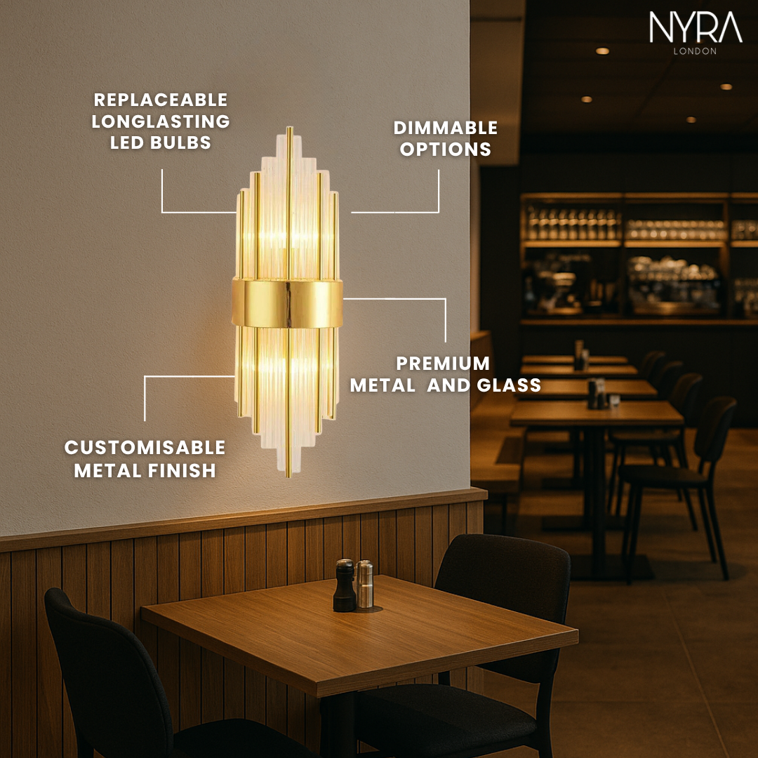 Melanie Crystal Wall Lamp