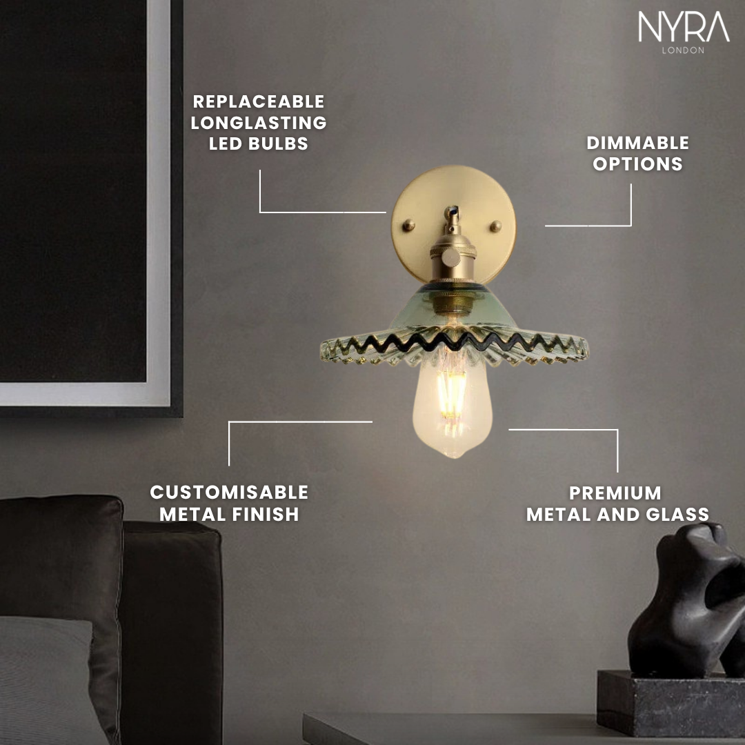 Leonardo Glass Wall Lamp