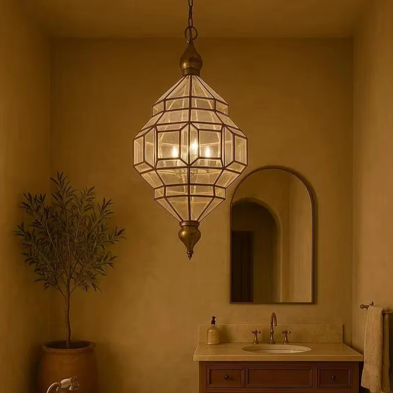Dimlux Glass Pendant Light