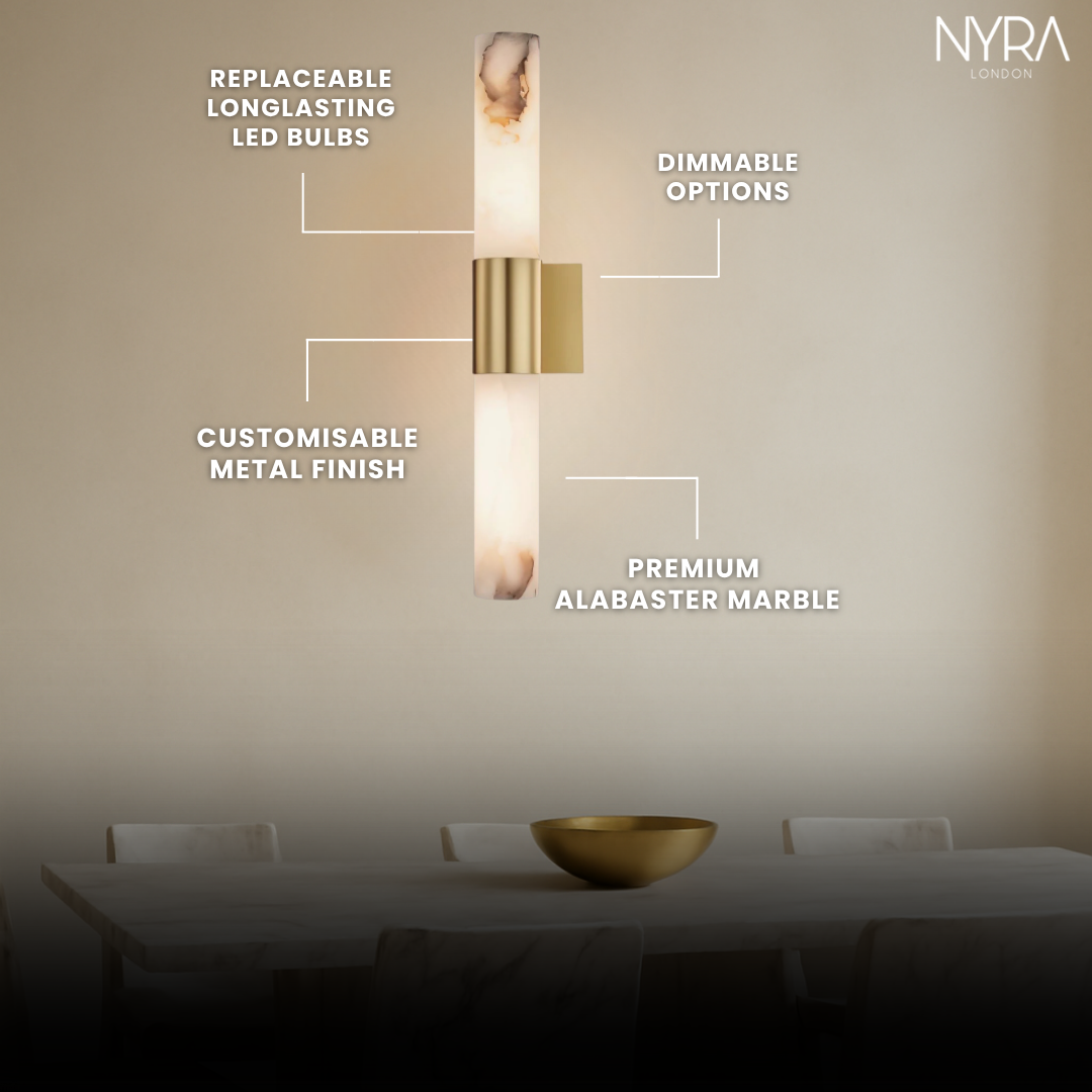 Paris Alabaster Wall Sconce