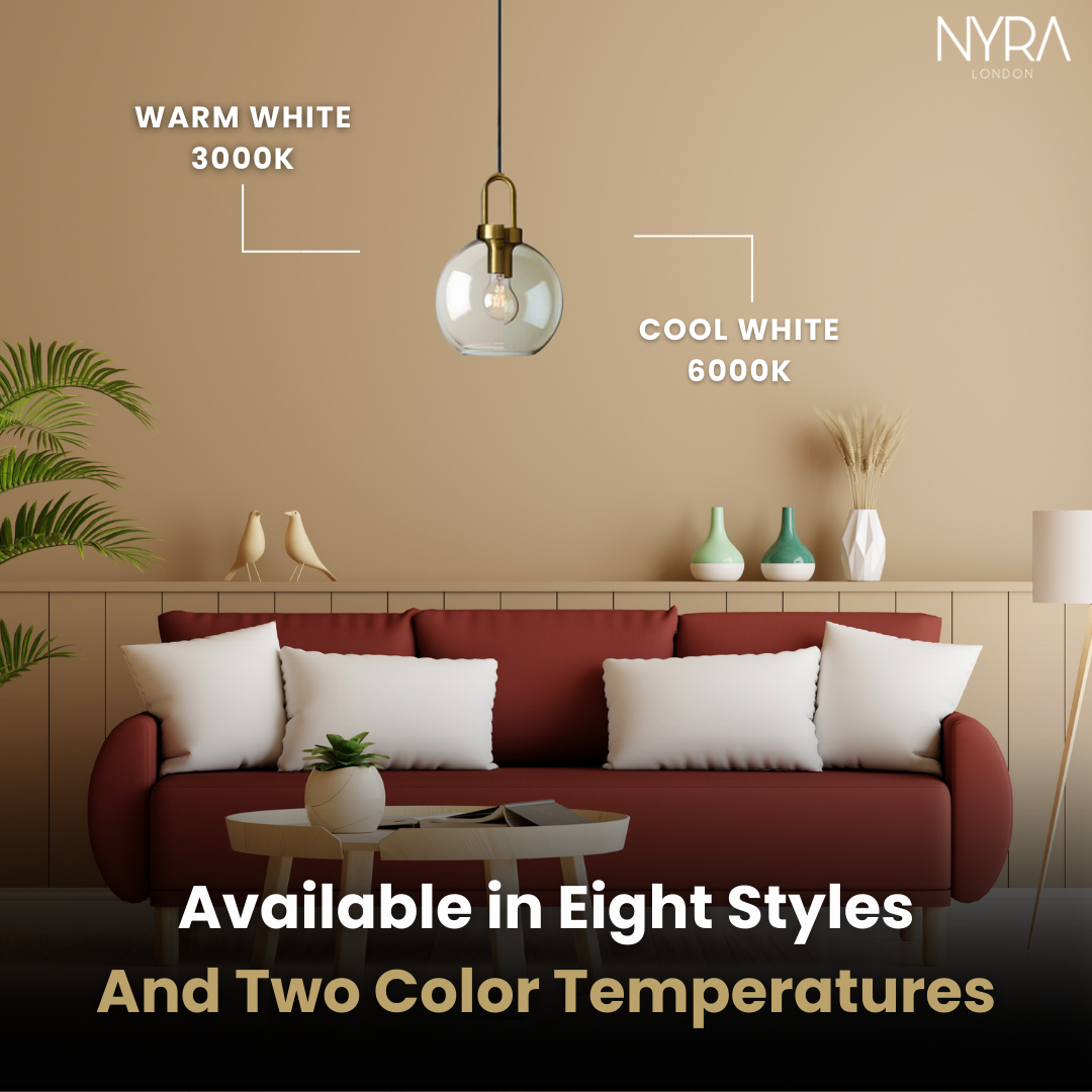 Modern Smoke Glass Pendant Light