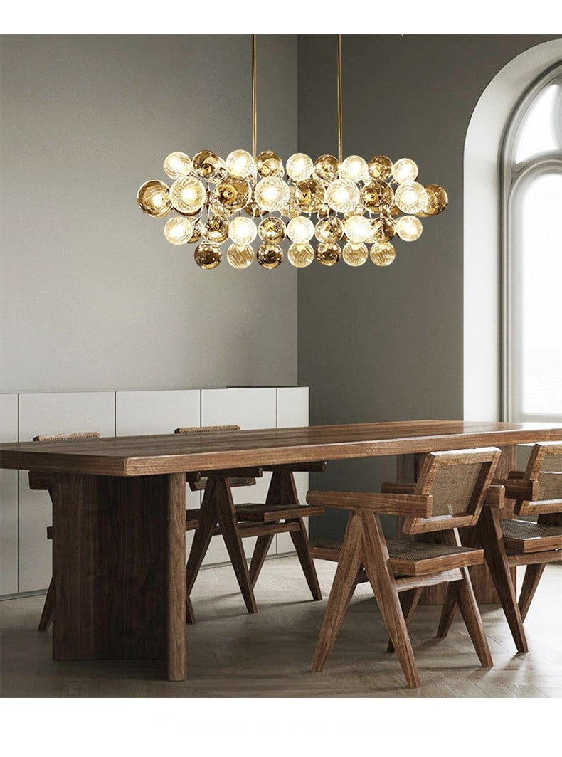 Astralis Glass Ball Chandelier