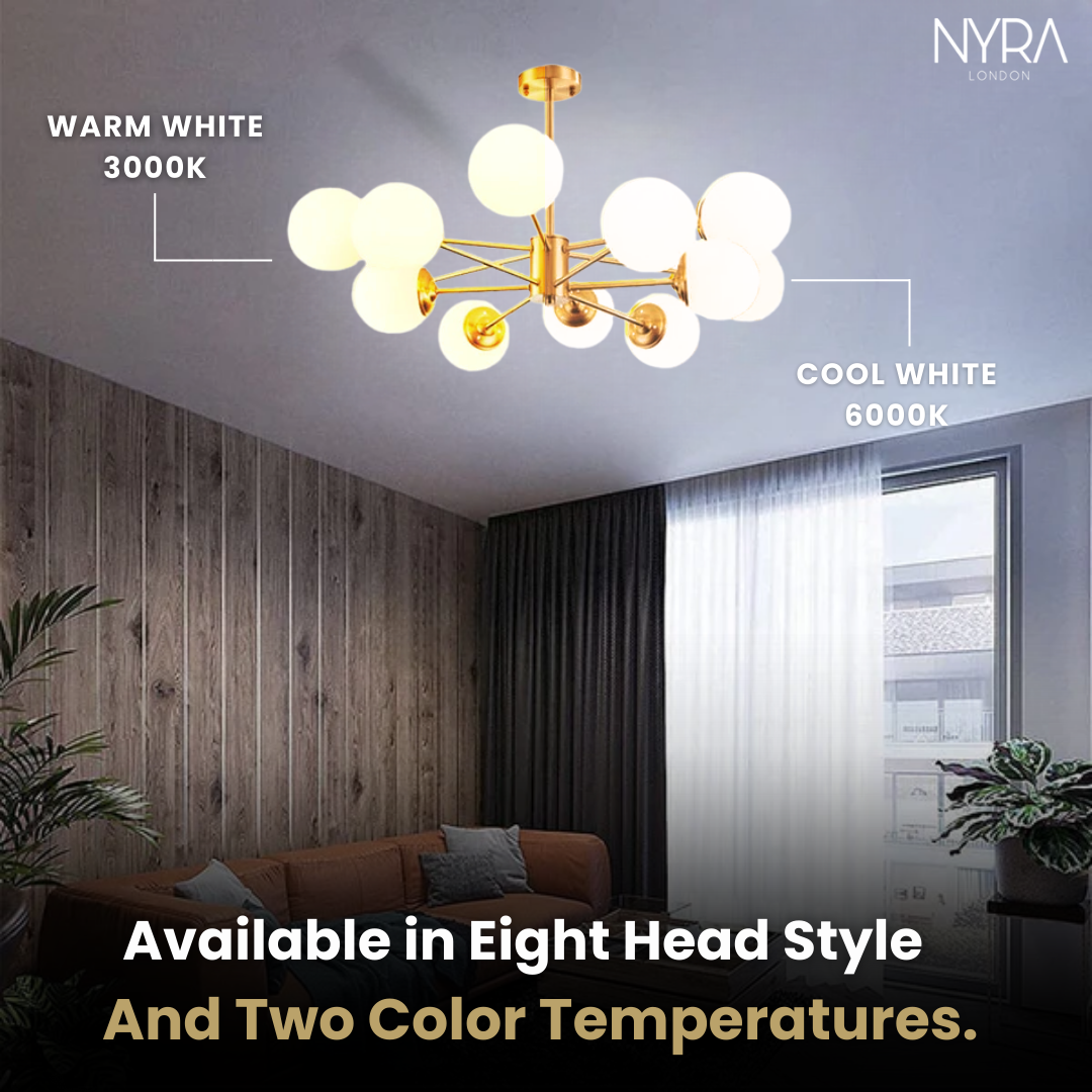 Milky Head Chandelier