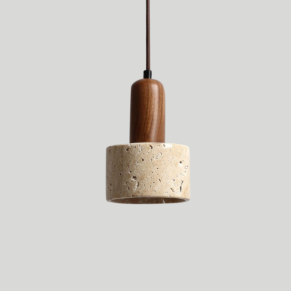 Travertine Wabi Pendants