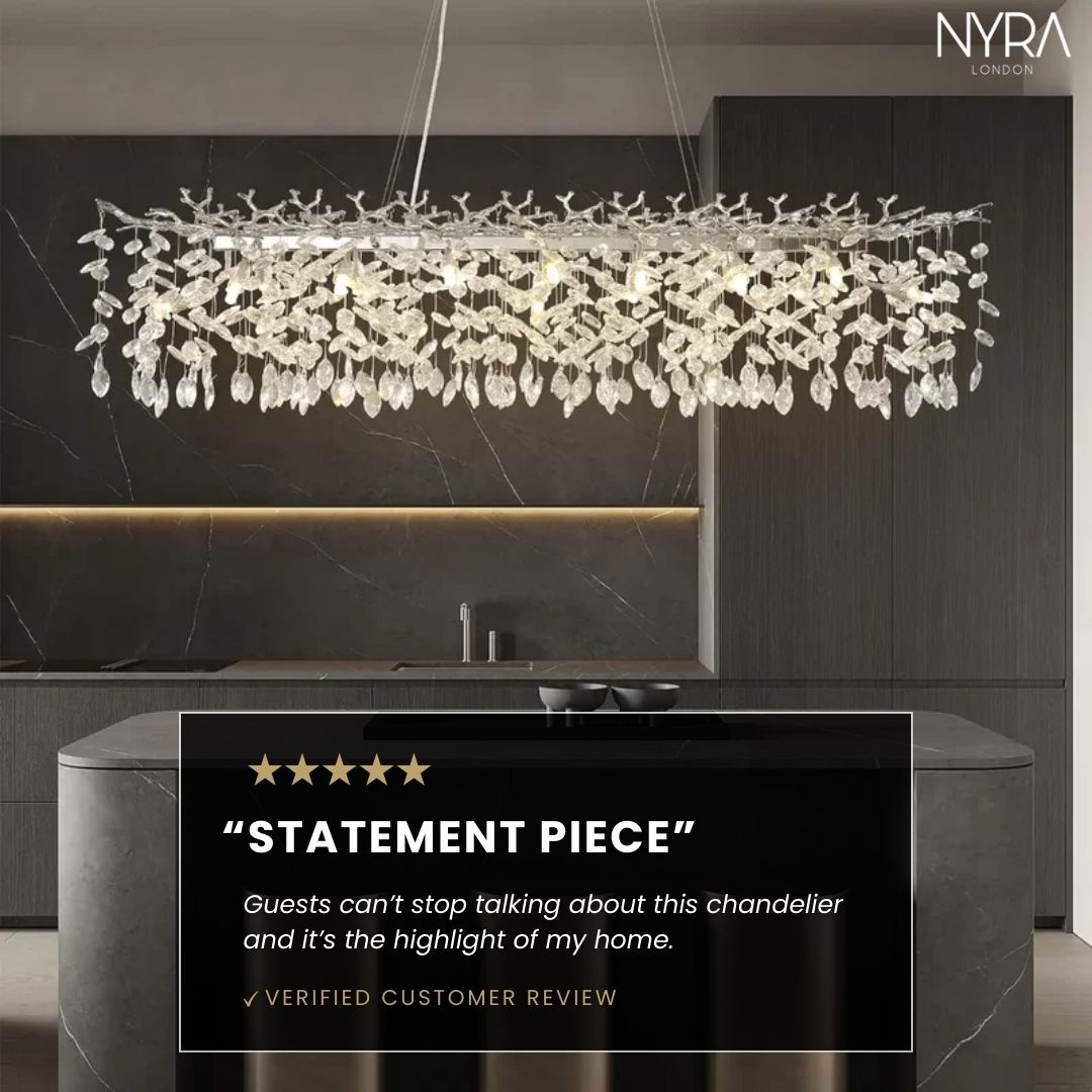 NYRA Chrome Branch Chandelier