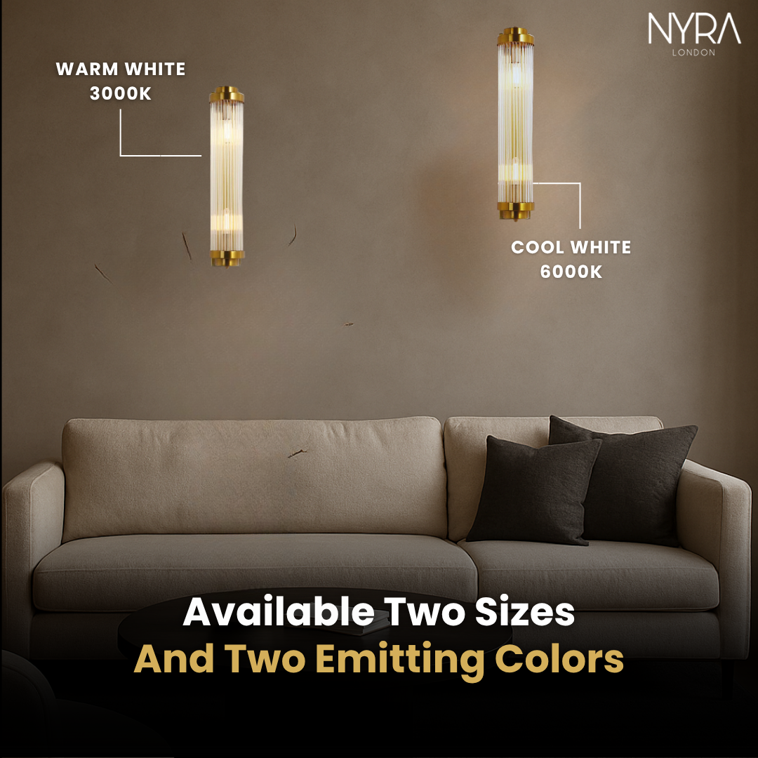 Golden Glow Crystal Fixture
