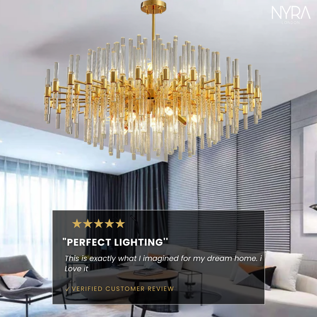 Crystal Vertex Chandelier