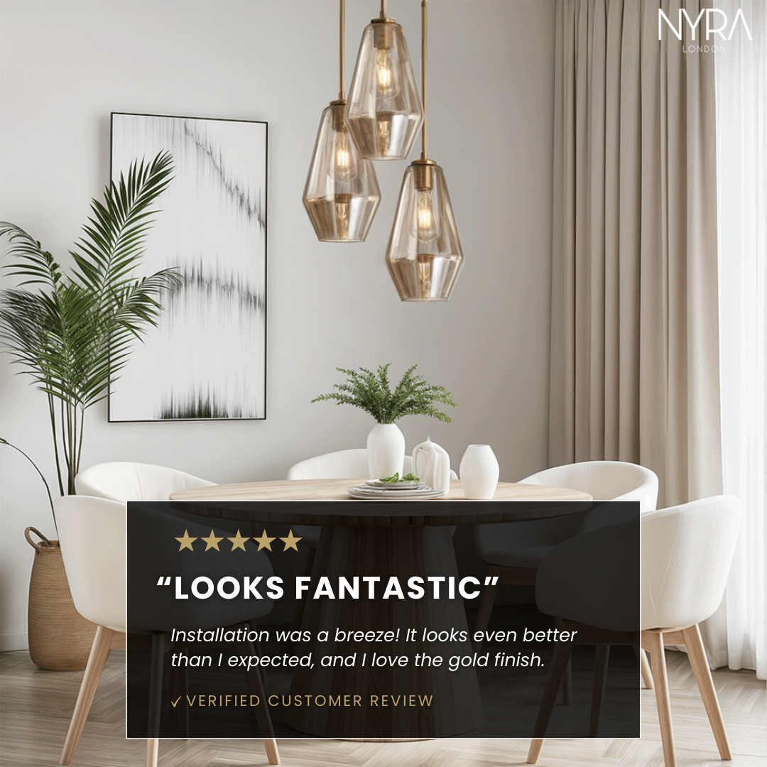 Monica Designer Glass Pendant