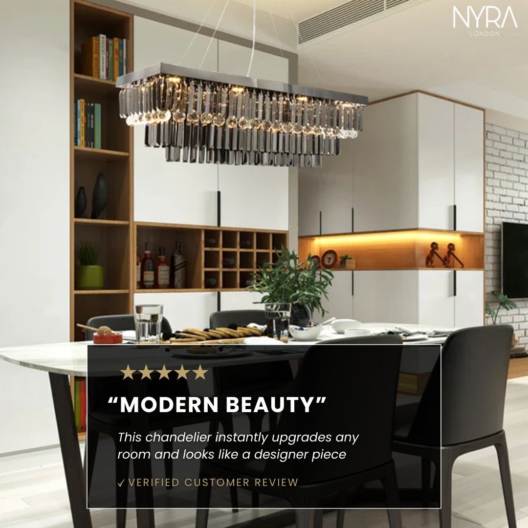 Katie Black Crystal Chandelier