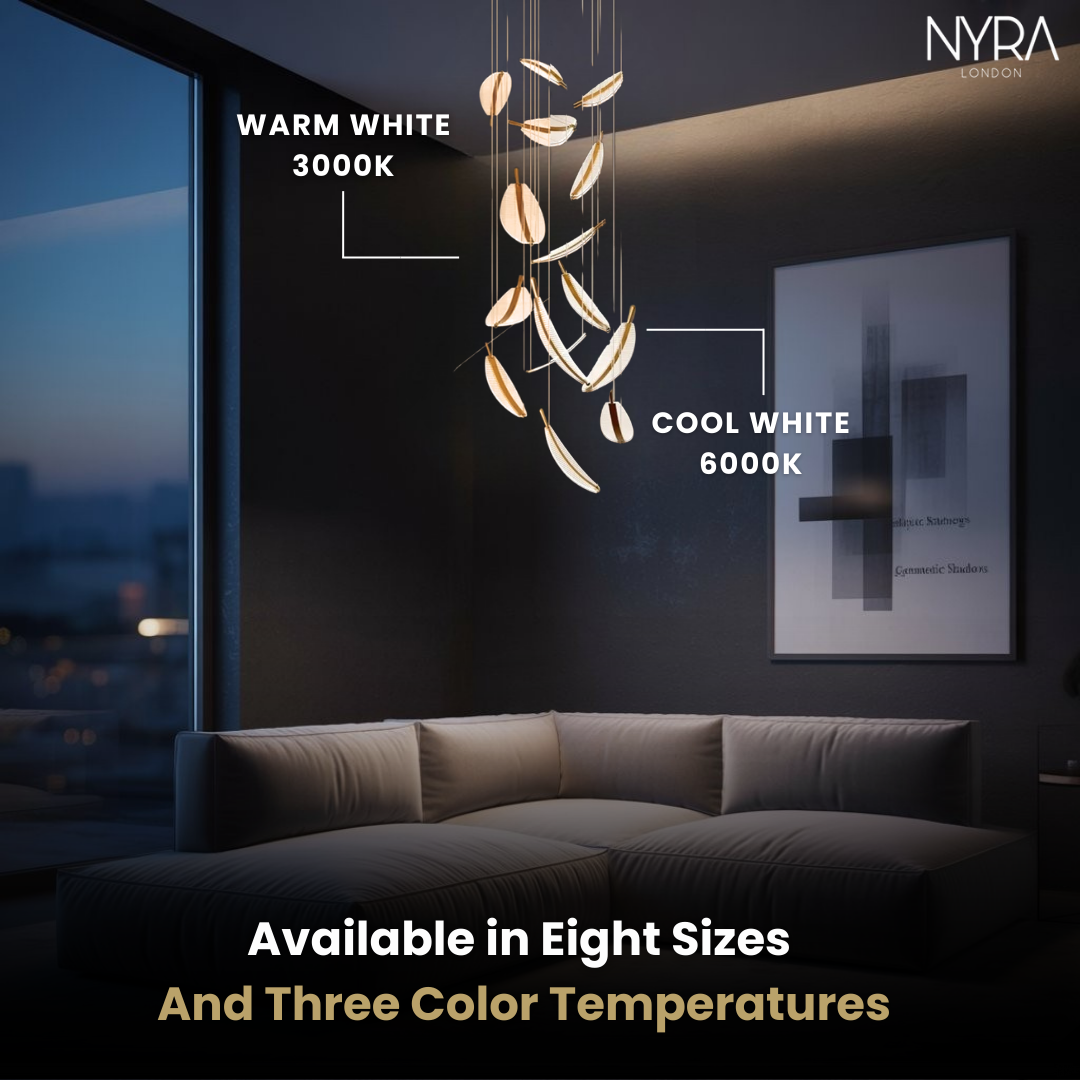 Golden Leaf LED Pendant