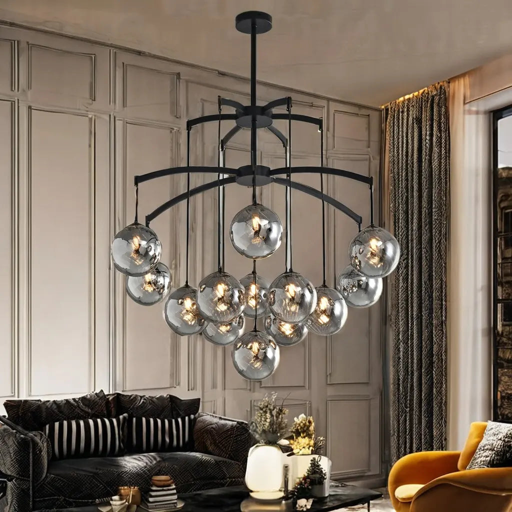 Shineza Modern Bubble Glass Ball Chandeliers