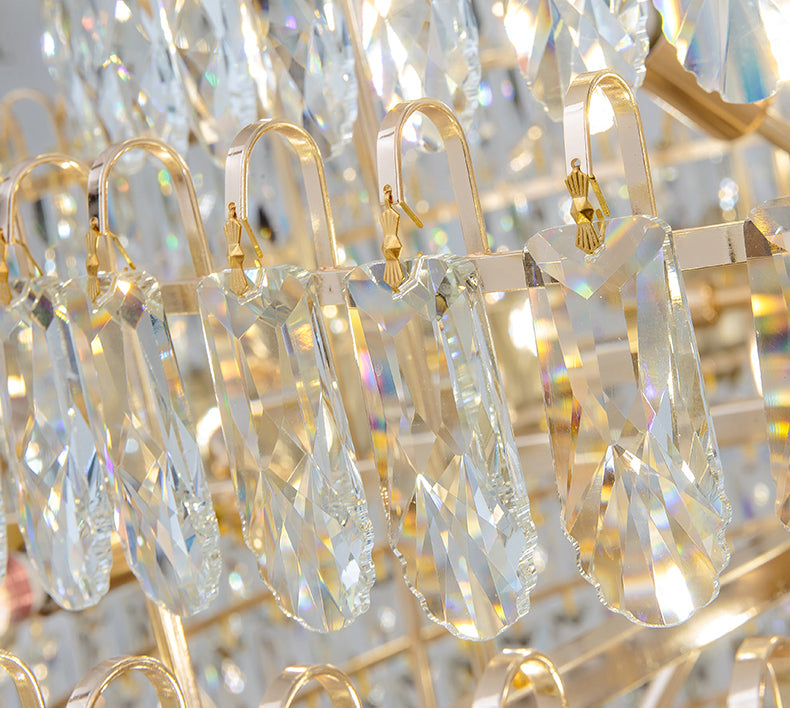 Oria Round Crystal Chandelier