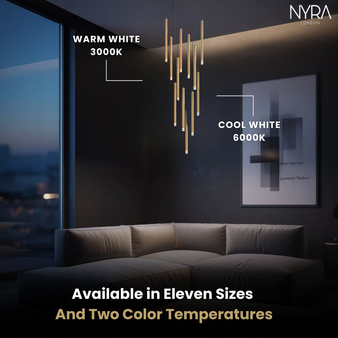 Dorset Staircase Tube Chandelier