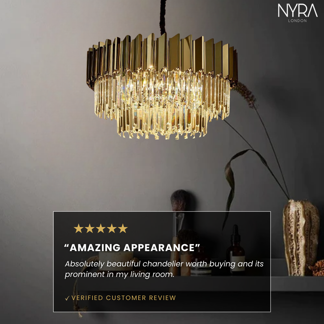 Cuban Grey Chandelier