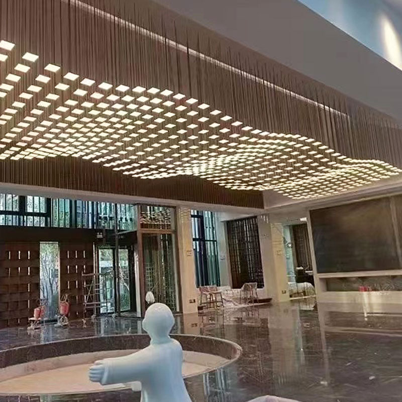 Modulux Studio Large Square Chandeliers