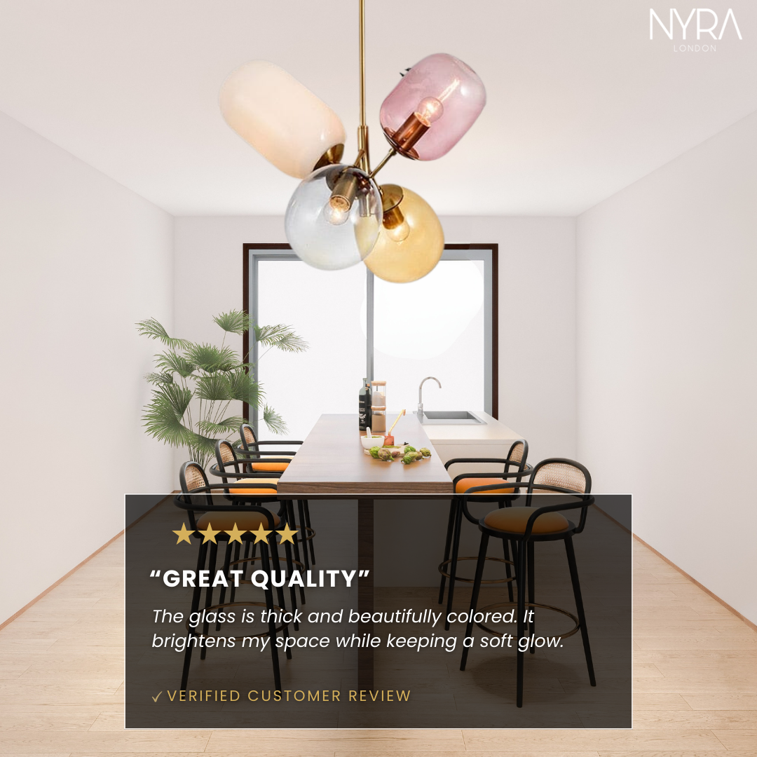 Postmodern Glass Pendant