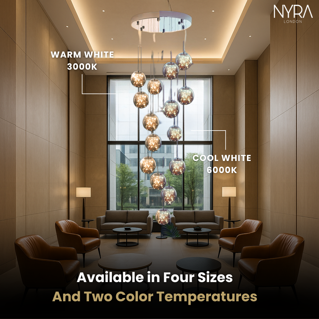 Bella Glass Ball Chandelier