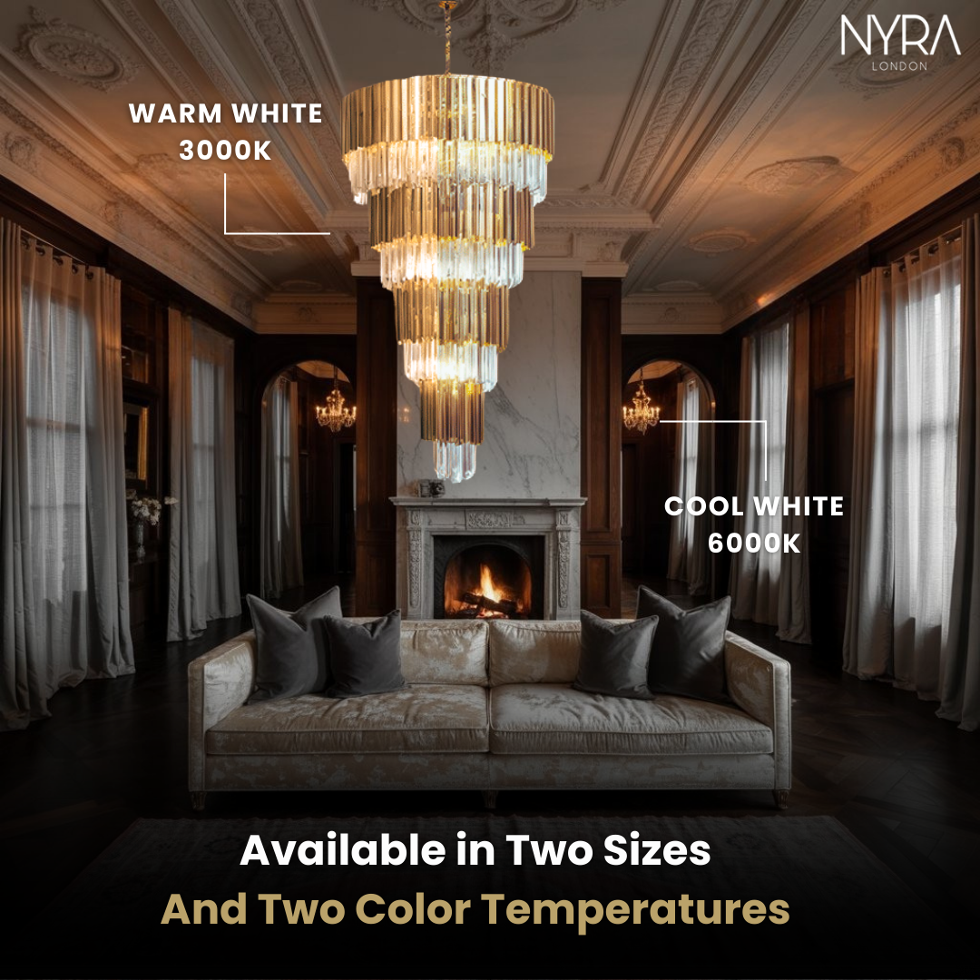 Golden Pisa Chandelier