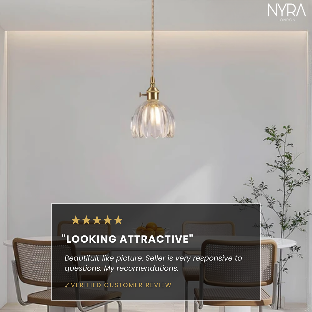 Vintage Gleam Glass Pendants