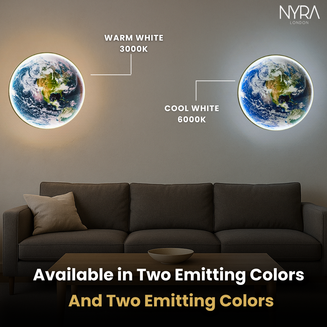 The Earth LED wall lamp