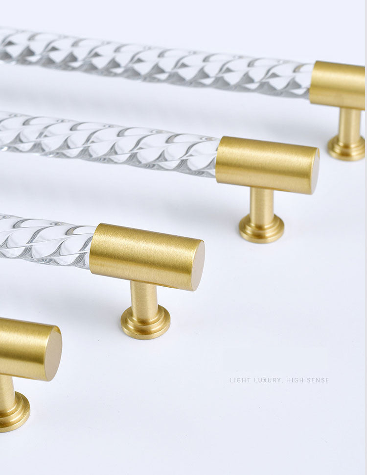 Lumiq Acrylic Crystal Cabinet Handle