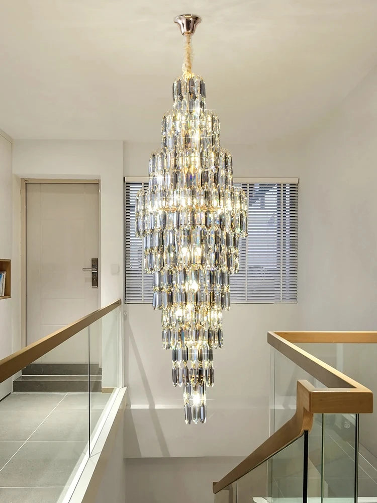 Shyra Staircase Crystal Chandelier