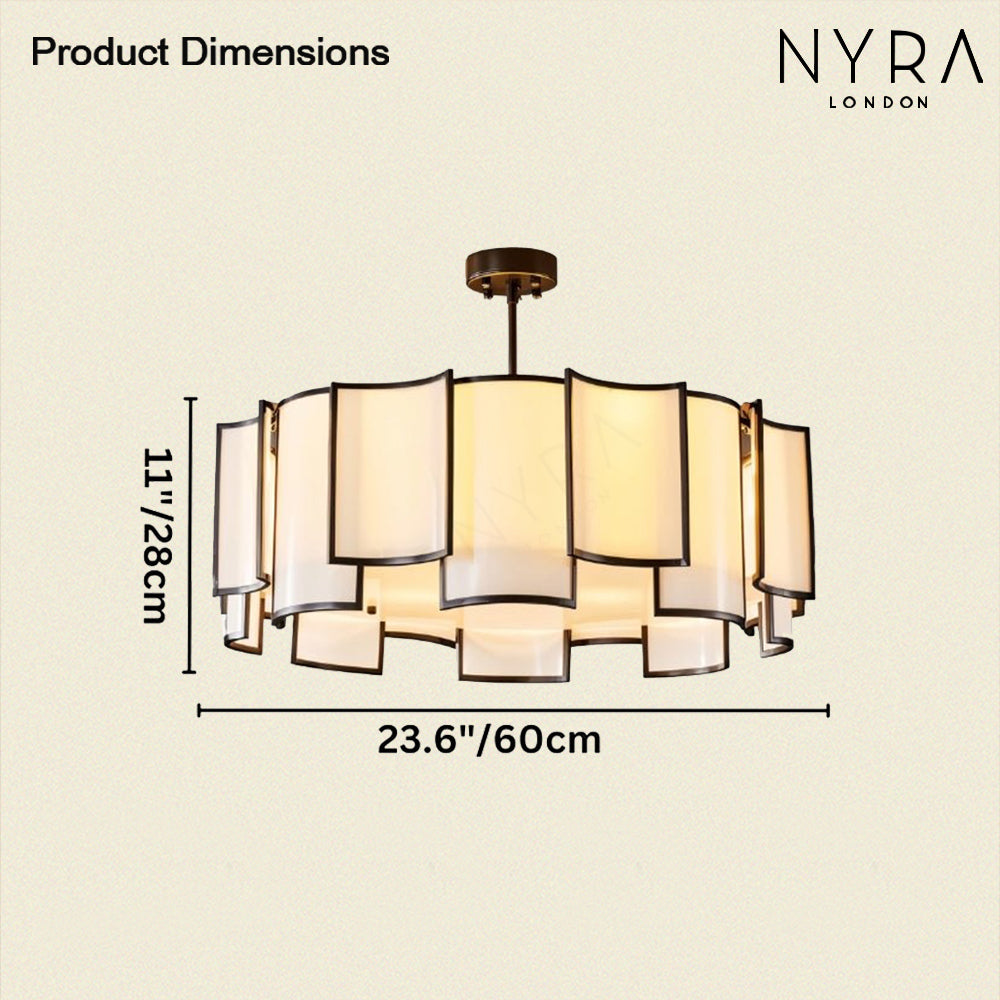 Nyra Glass Chandelier
